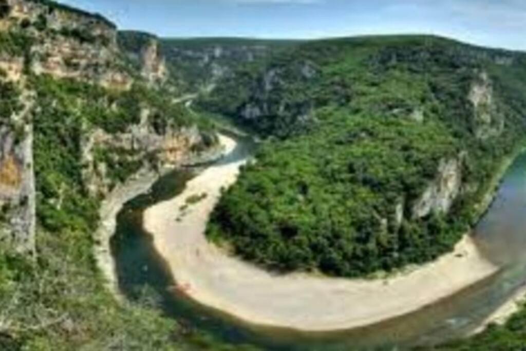 살라바스 La O'Liso Gorges De L'Ardeche 빌라 외부 사진